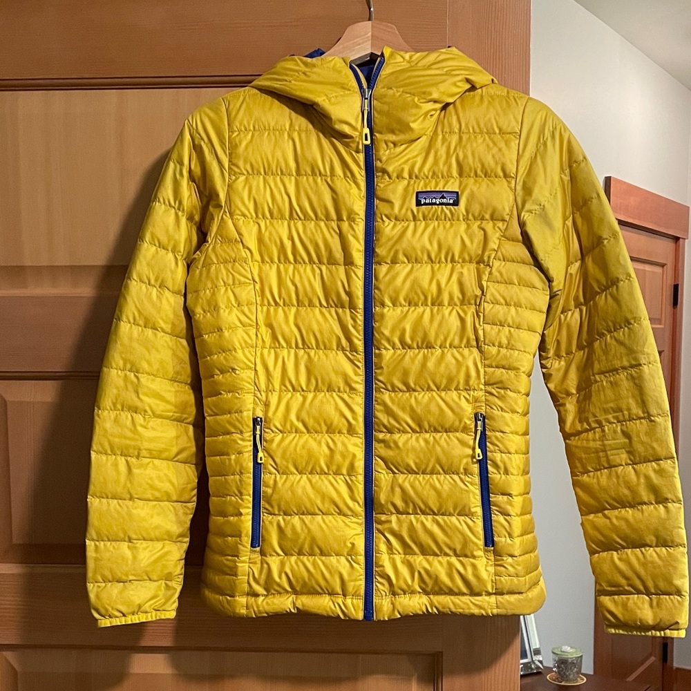 Patagonia Vibrant Yellow Quilted Jacket